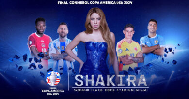 La superestrella global Shakira se presentará en la final de la CONMEBOL Copa América USA 2024™