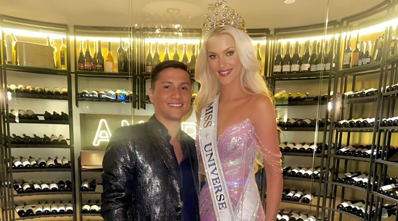 Peruano José Zafra Diseñó vestido de victoria kjaer ganadora del Miss Universo 2024